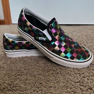 Vans Classic Slip-On Checkerboard Shoes